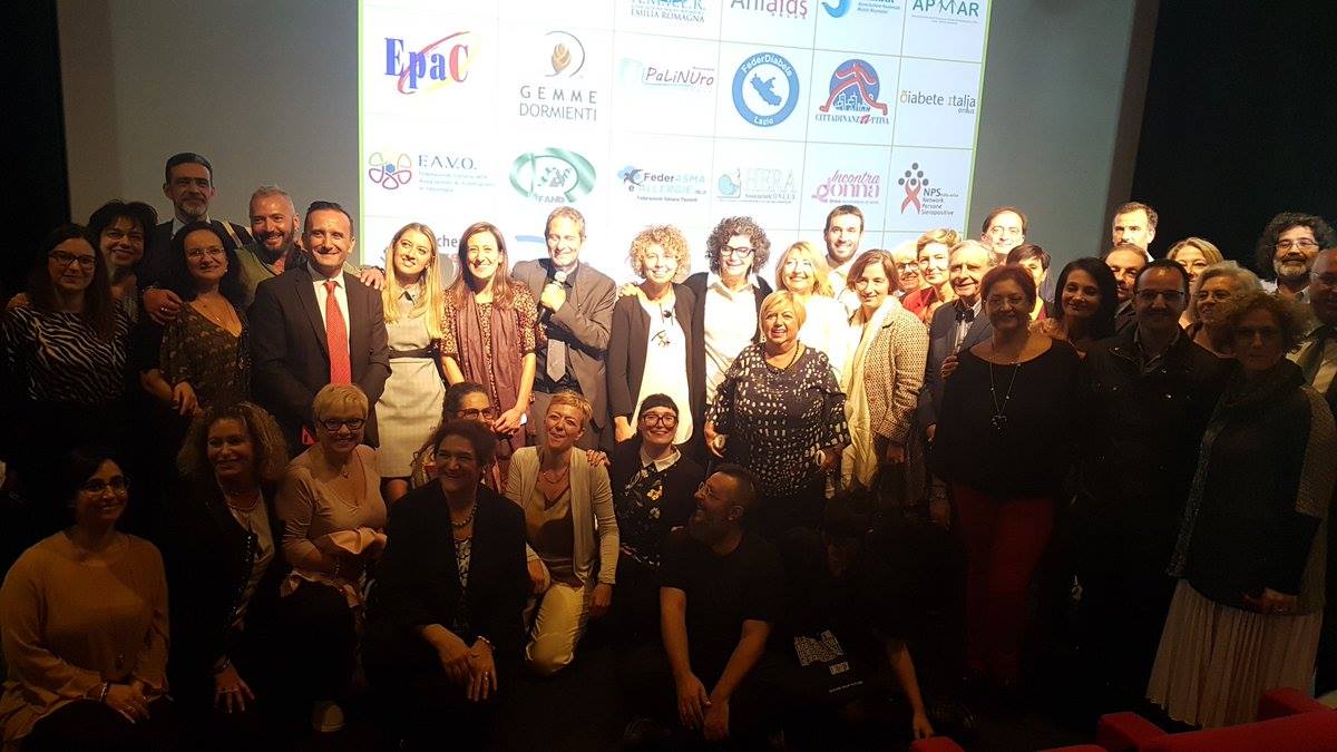 Le Associazioni dei Pazienti durante la premiazione